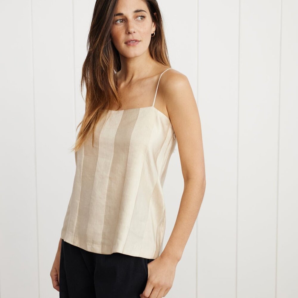 Jenni Kayne Margot Cami in Cream. Size Small